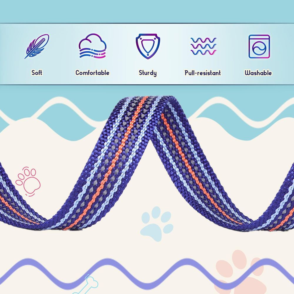 PawHuggies adjustable quick-release collar-leash set for comfortable fit