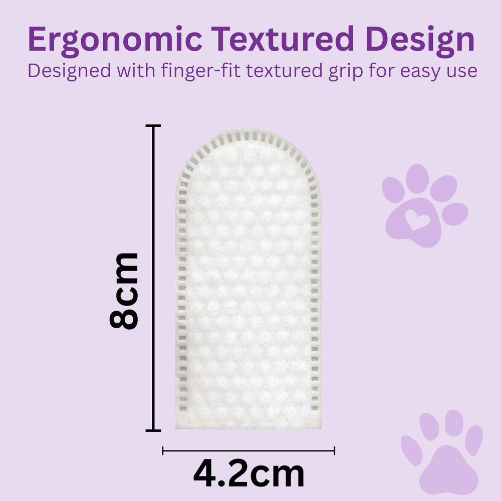 Pawhuggy dog and cat dental wipes; plaque and tartar control with simple wipes.