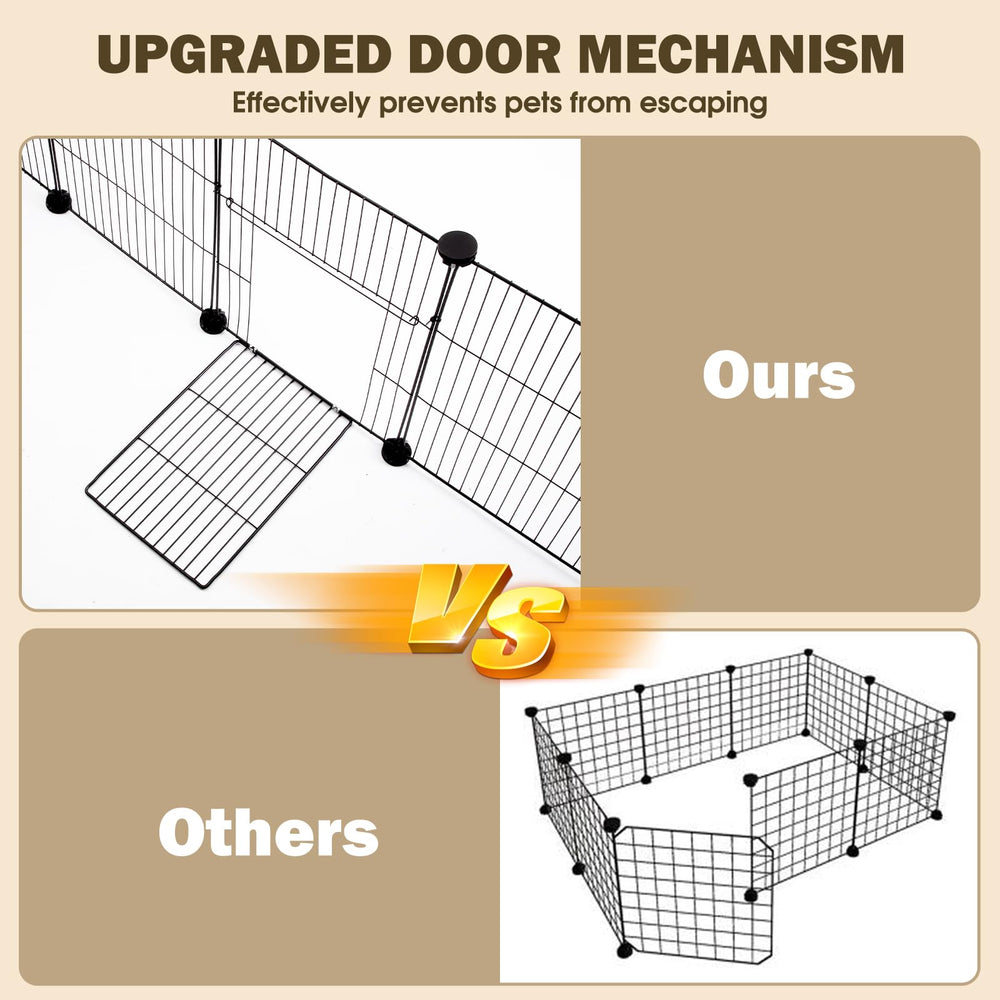 PAWING 0.5-inch mesh spacing keeps small pets safe while remaining visible.