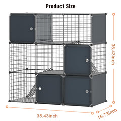 PAWING cat enclosure private opaque house offers cozy retreat for restful naps.