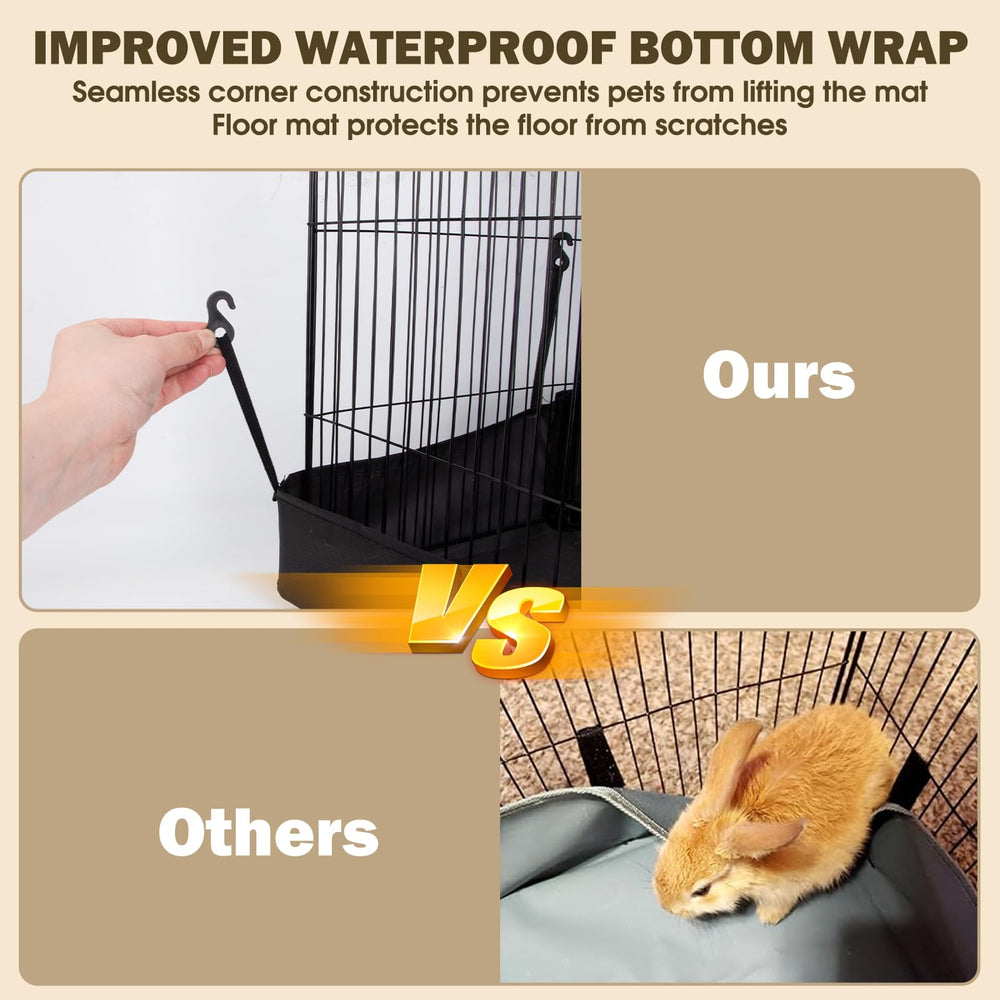 PAWING easy-clean mat simplifies cleanup after play sessions.