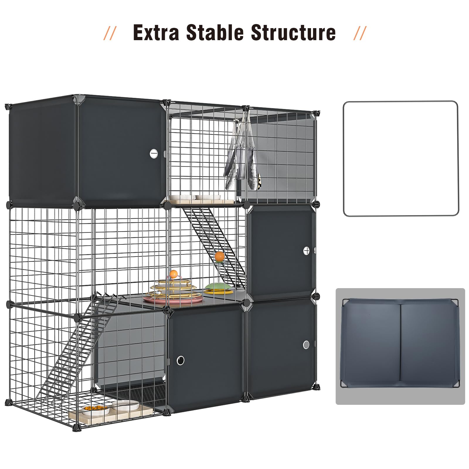 PAWING secure-stairs support safe exploration indoors or outdoors.