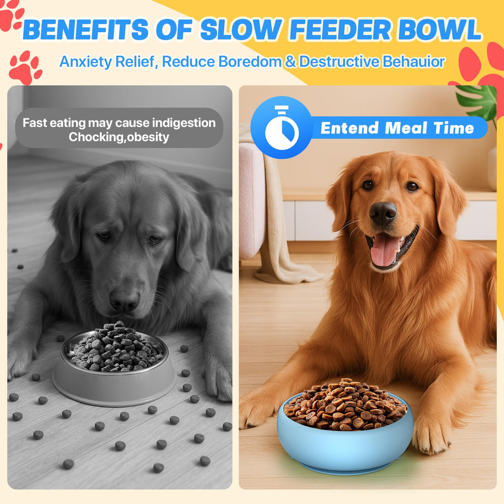Pawwinner freeze lick mat for dogs, shown with frozen treats and stimulating textures.