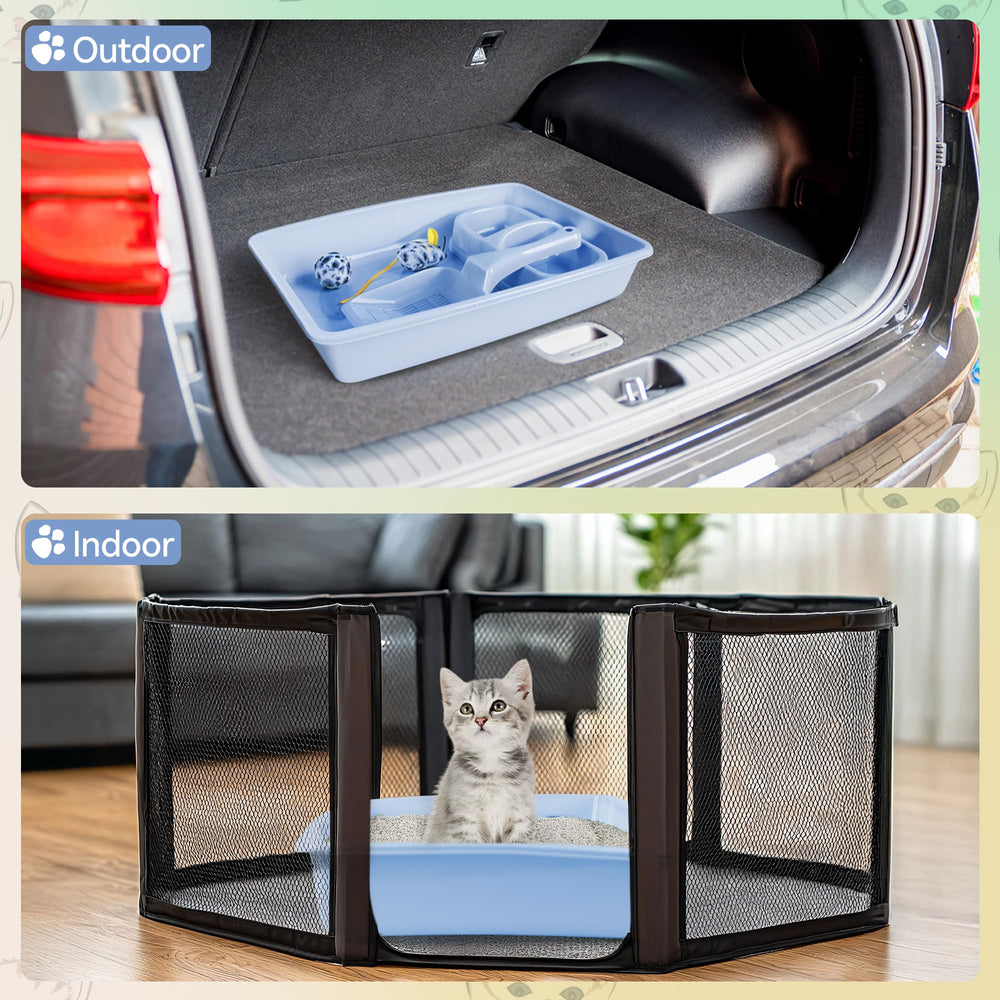 PAWISE kitten starter kit includes scoop and accessories for new homes.