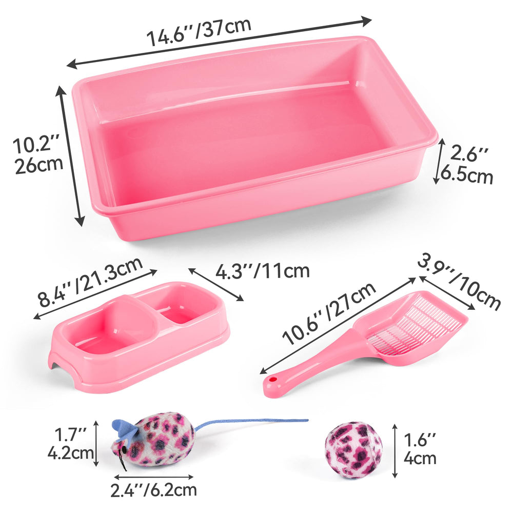 PAWISE litter scoop in pink for quick, clean scooping