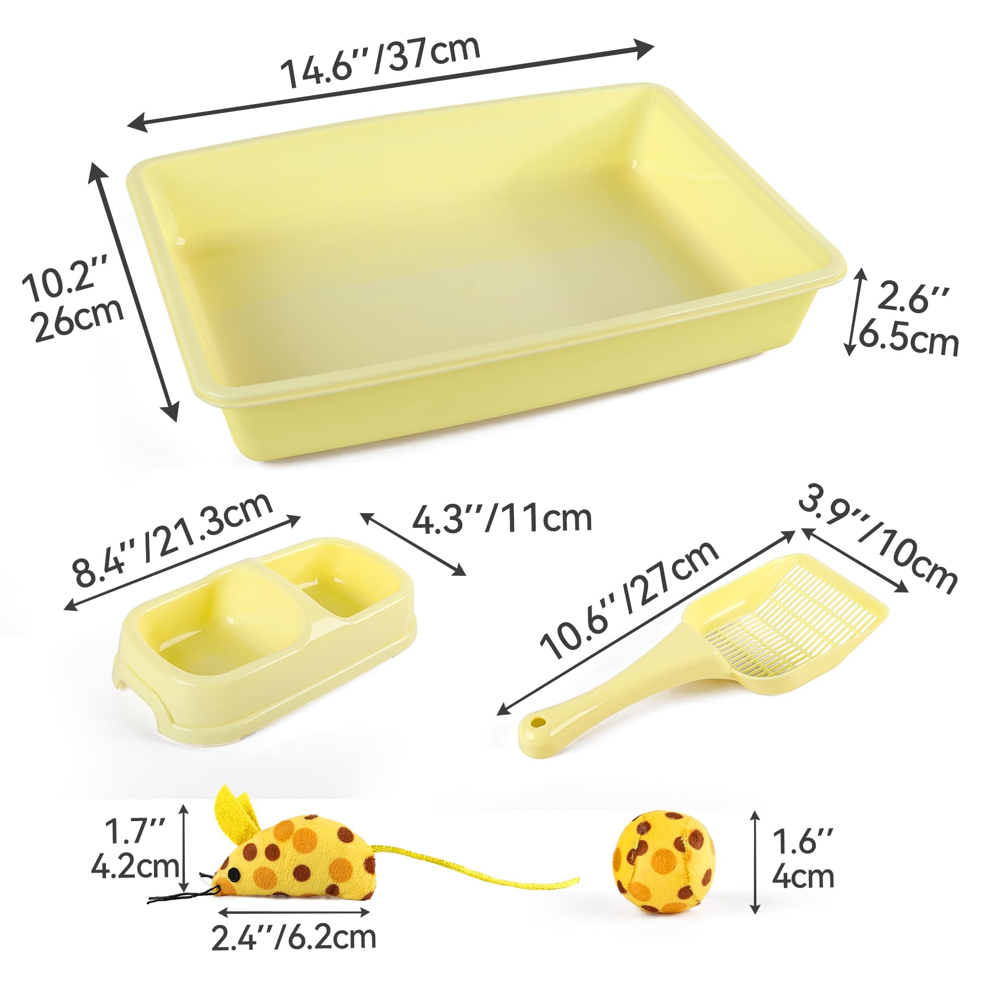 PAWISE cat starter kit litter scoop for quick, cleanups