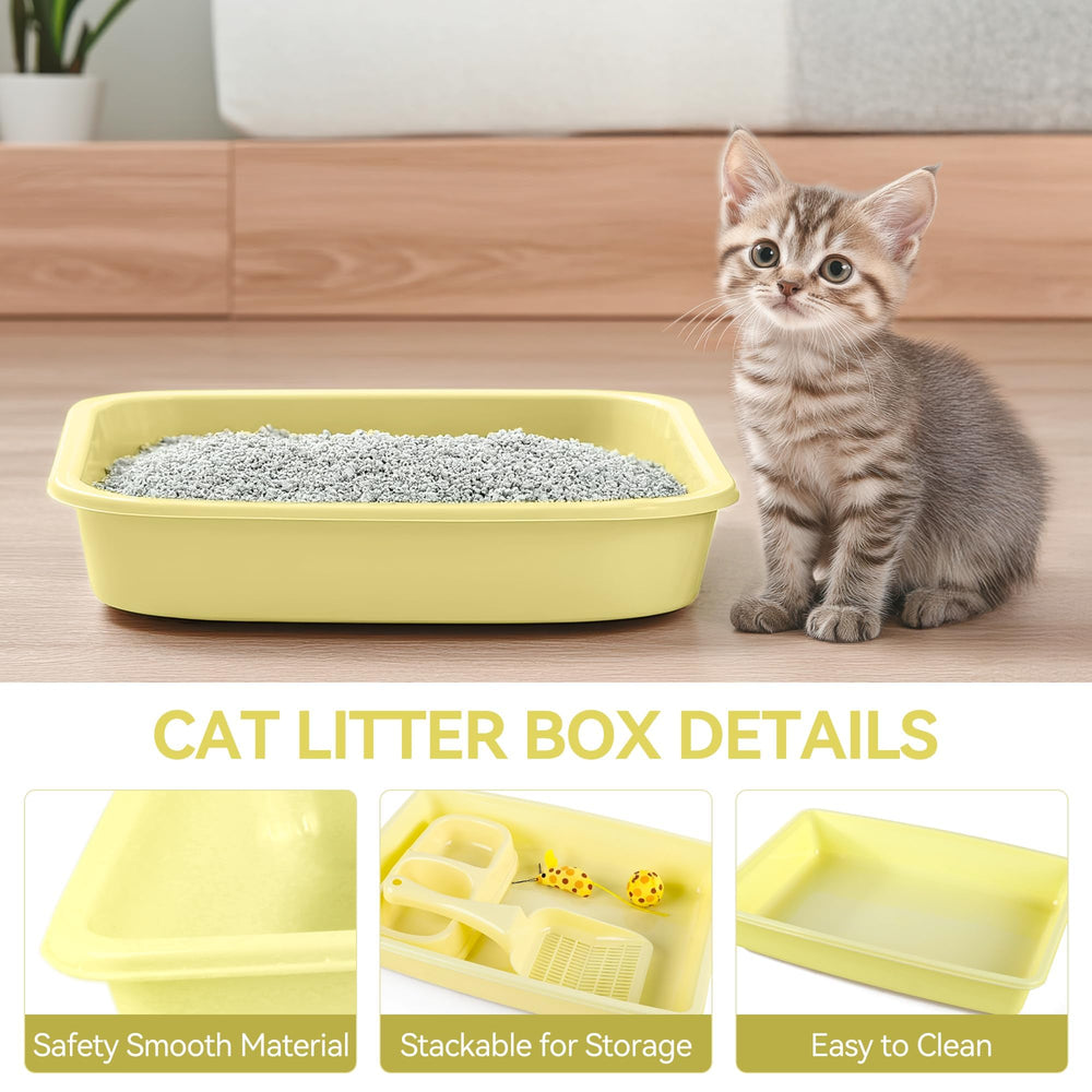 PAWISE cat starter kit yellow packaging visible for easy spotting