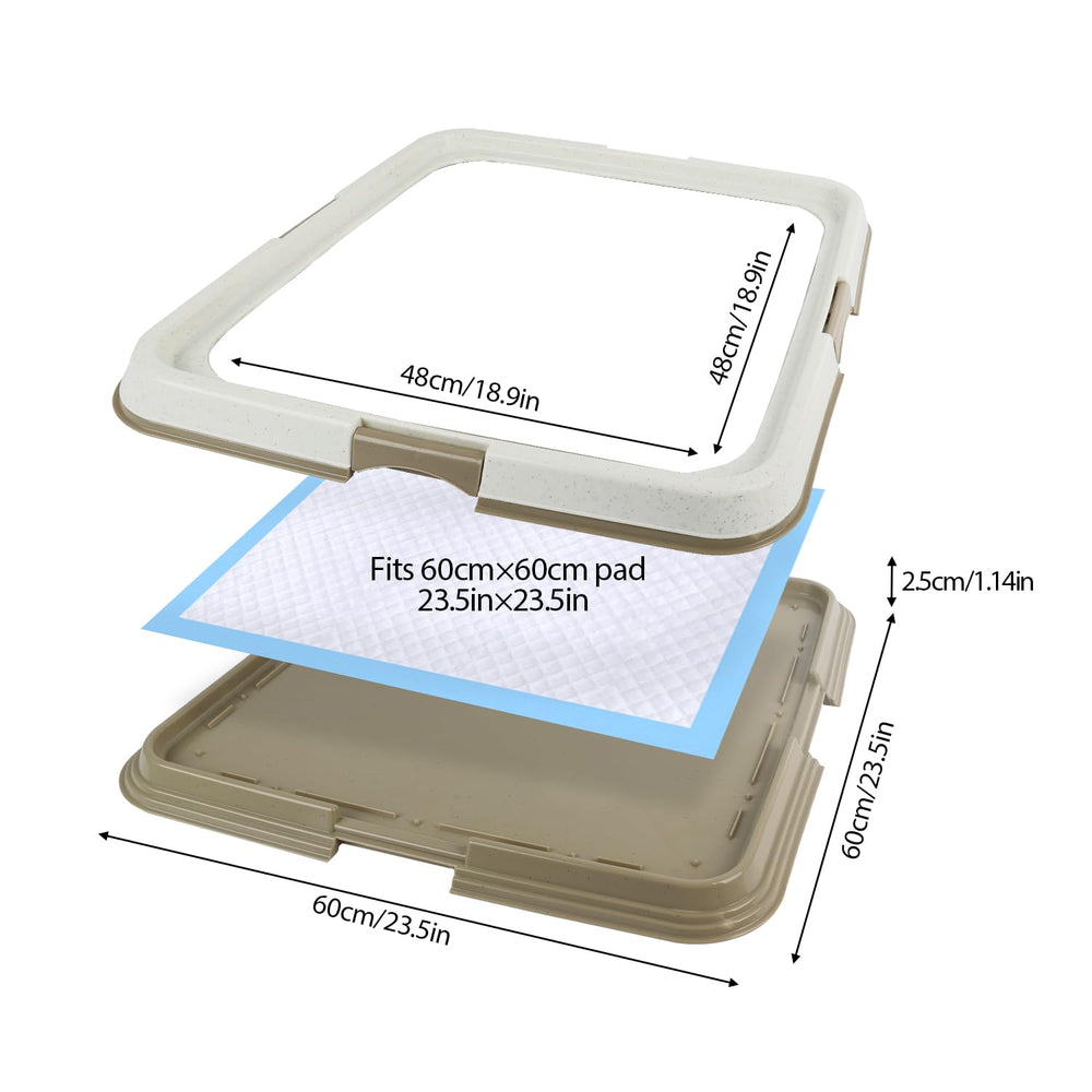 PAWISE versatile-on-all-floors tray adapts to living room, kitchen, bedroom.