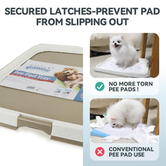 PAWISE tray puppy-friendly design supports consistent potty practice.