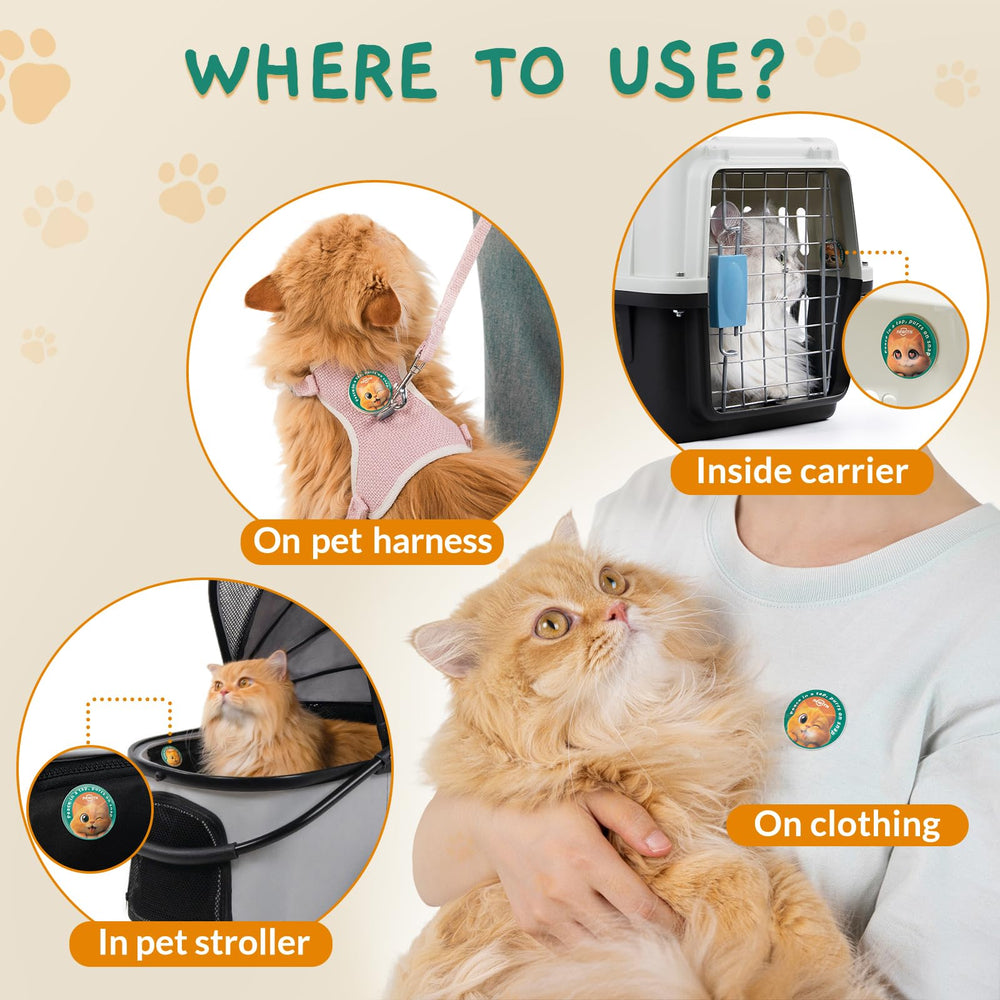 Pawith Cat Calming Patch travel-bag highlights portable calming support during trips