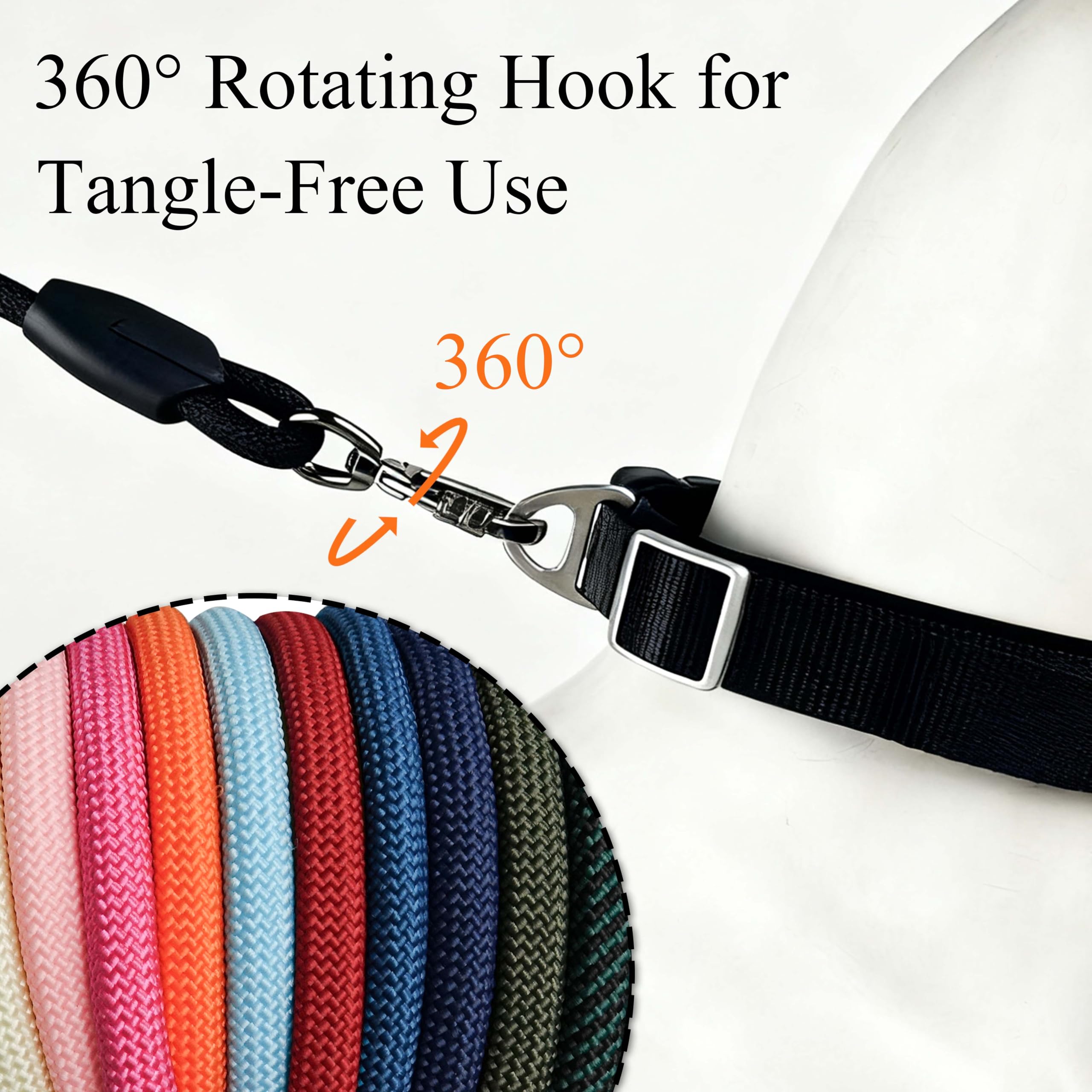 Pawkooly Rope Dog Leash six feet length for versatile control