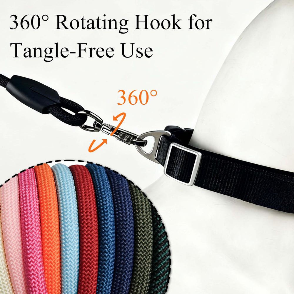 Pawkooly Rope Dog Leash six feet length for versatile control