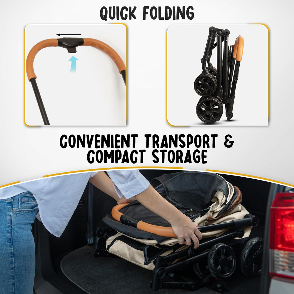 PAWLALA detachable carriers image shows flexible setup for pets' preferences
