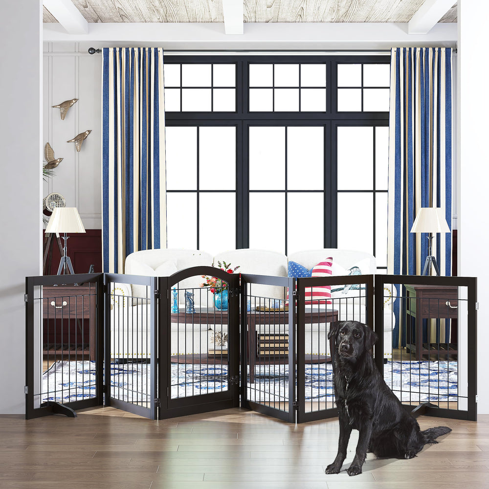 PAWLAND door walk through gate with lockable door for easy passage