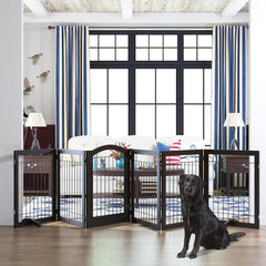 PAWLAND door walk through gate with lockable door for easy passage