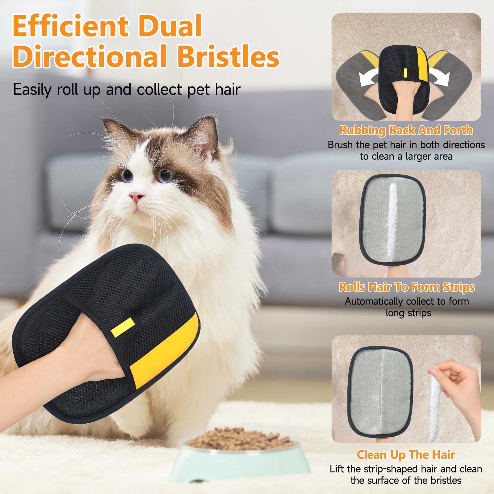Pawlcoxy soft skin friendly material for comfortable cleaning