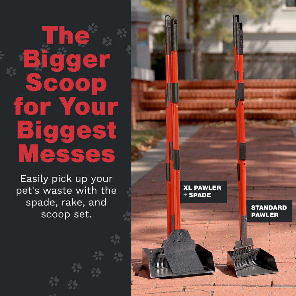 Pawler Pooper Scooper-assembly-push-pin-installation shows tool ready with no extra tools
