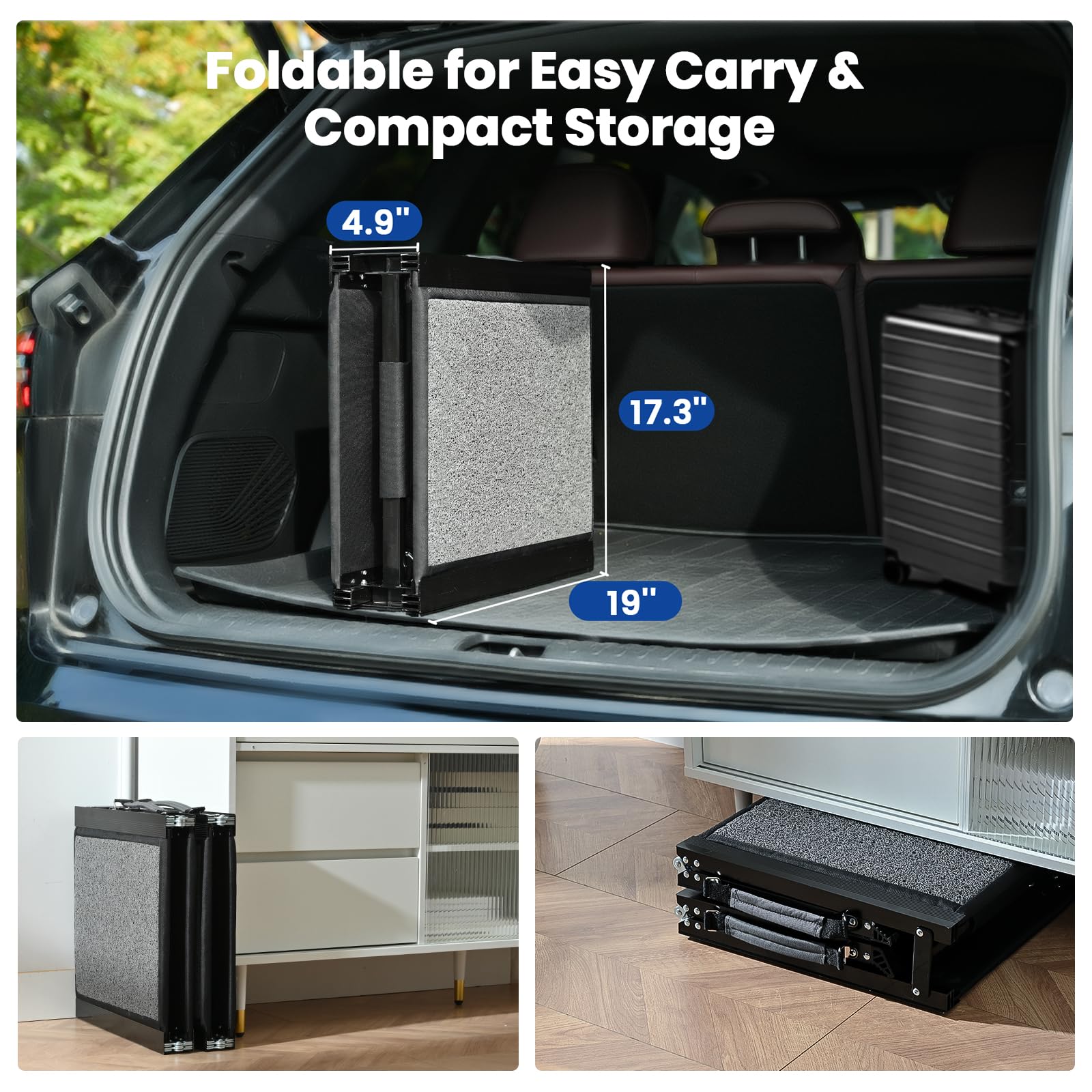Pawlify dog ramp 20-inch width accommodates larger vehicles