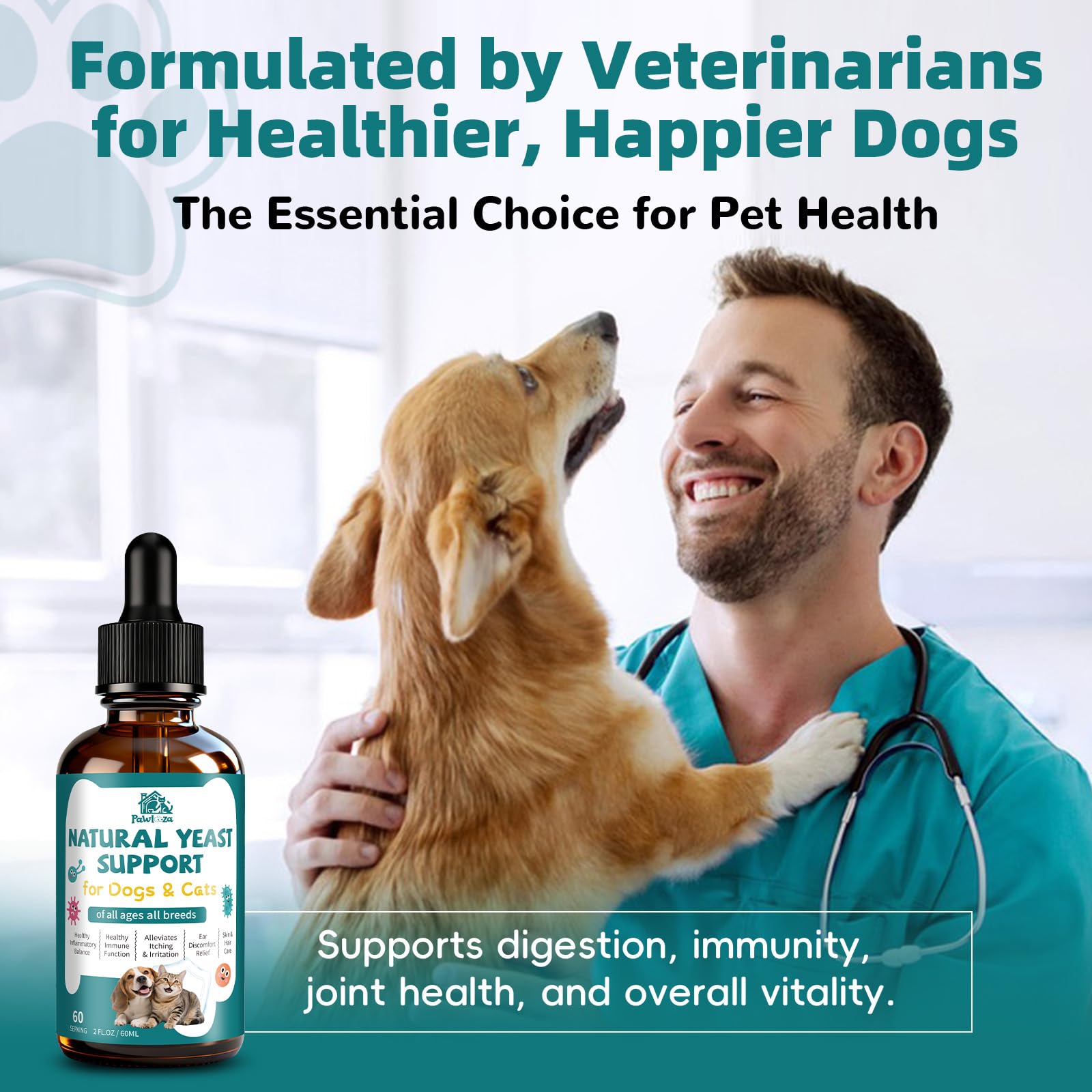 Pawlooza anti-inflammatory botanicals help reduce flare-ups.