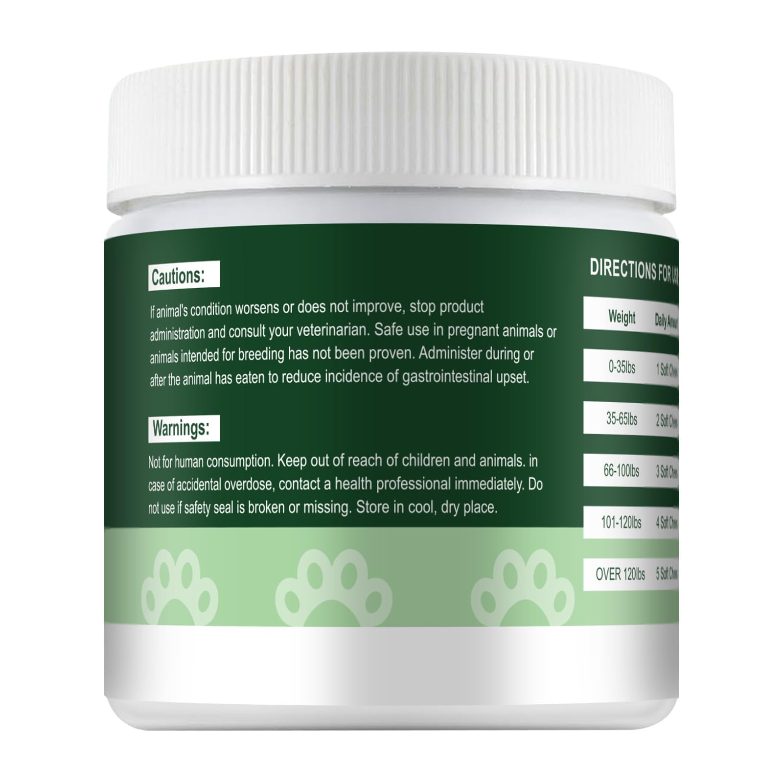 Pawlooza Probiotics for Dogs packaging front communicates premium canine wellness.