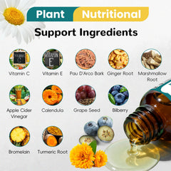 Pawlooza yeast infection drops for skin support irritation relief.