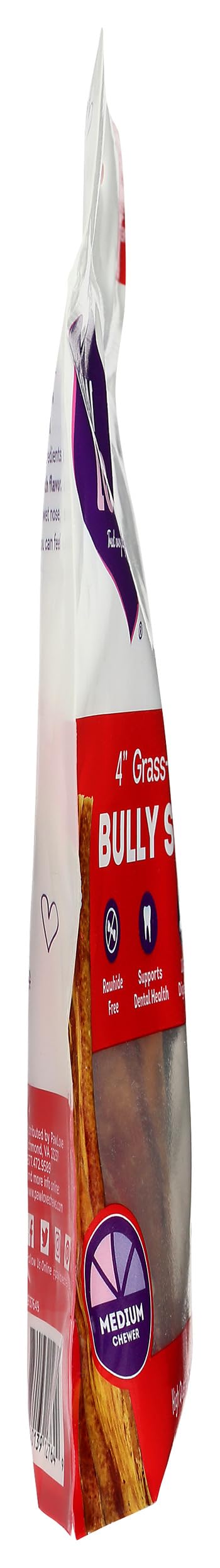 PawLove 3-ounce bully stick ideal for satisfying chewing sessions