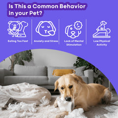 PAWLUDE snuffle mat texture with obstacles promotes natural foraging instincts
