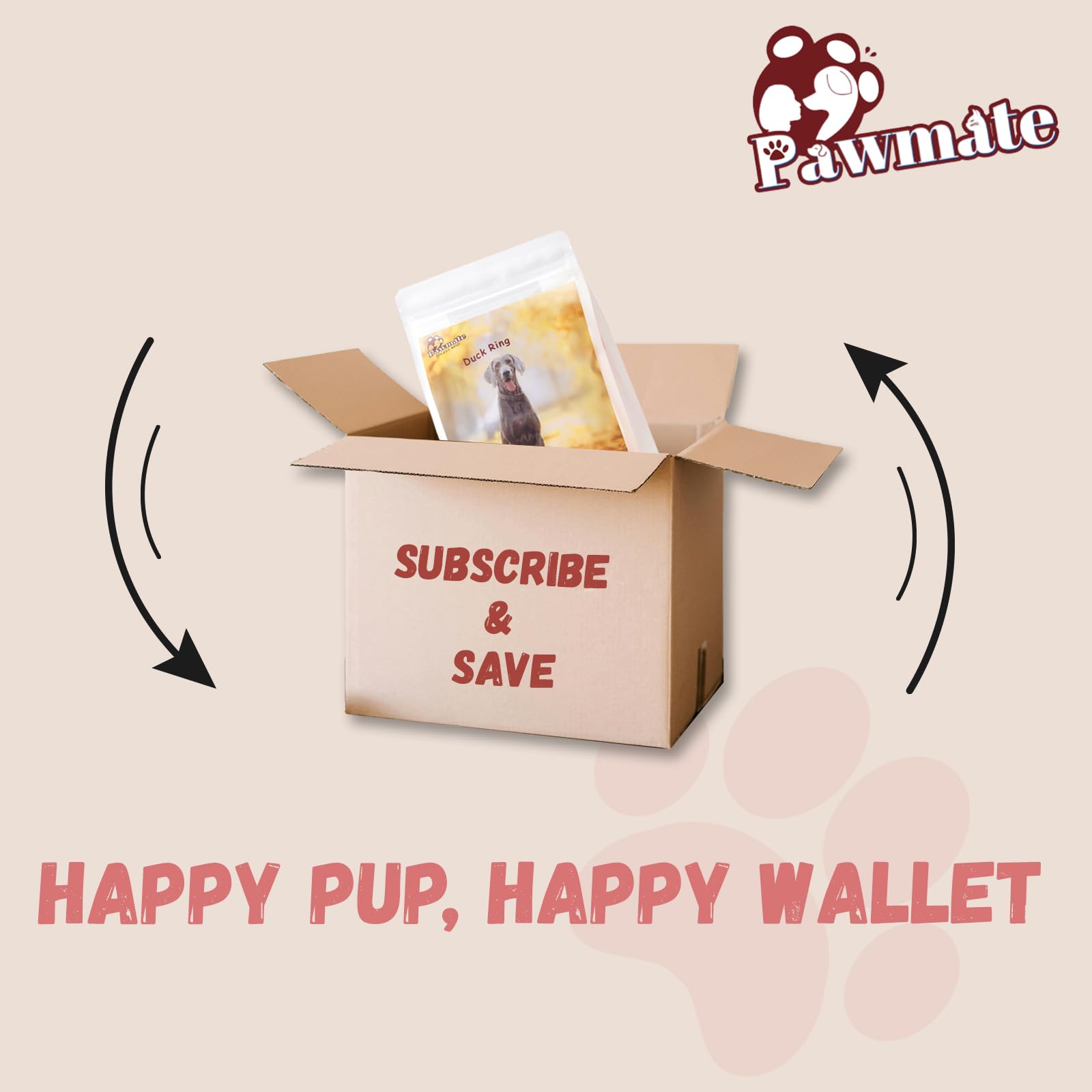 All breeds and sizes enjoying Pawmate treats