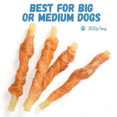 Pawmate grain-free rawhide-free dog treats for sensitive stomachs.