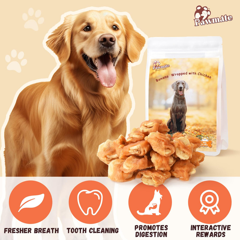 Pawmate grain-free soft-chews dogs close-up highlights soft texture ideal for chewers.