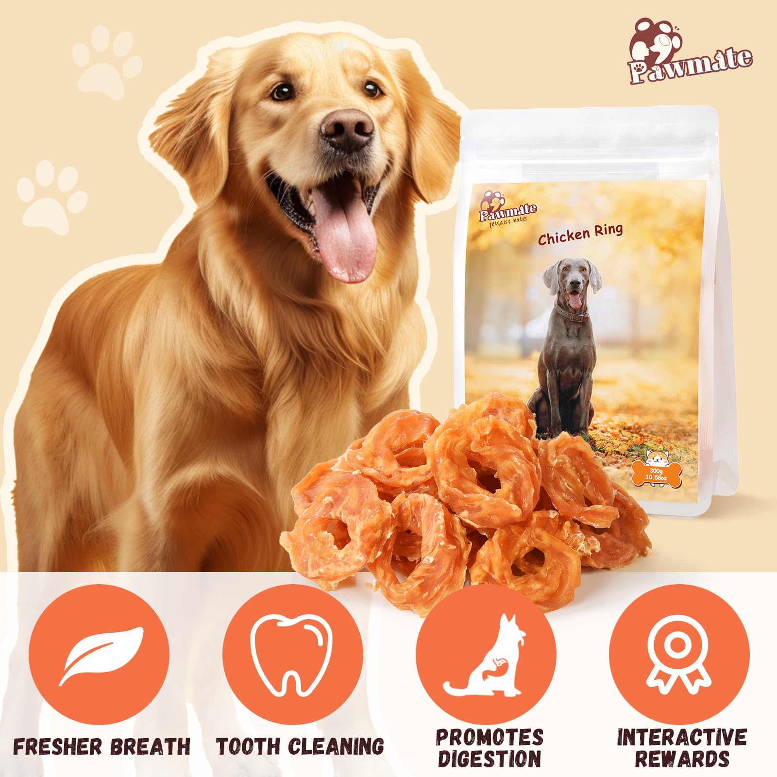 Pawmate large pack storage hints convenient treats for households with multiple dogs.