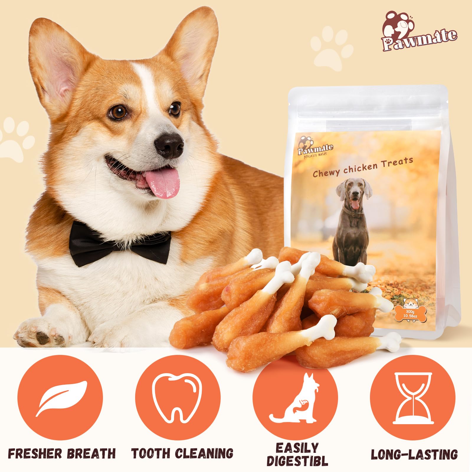 Pawmate taurina añadida para soporte cardiovascular