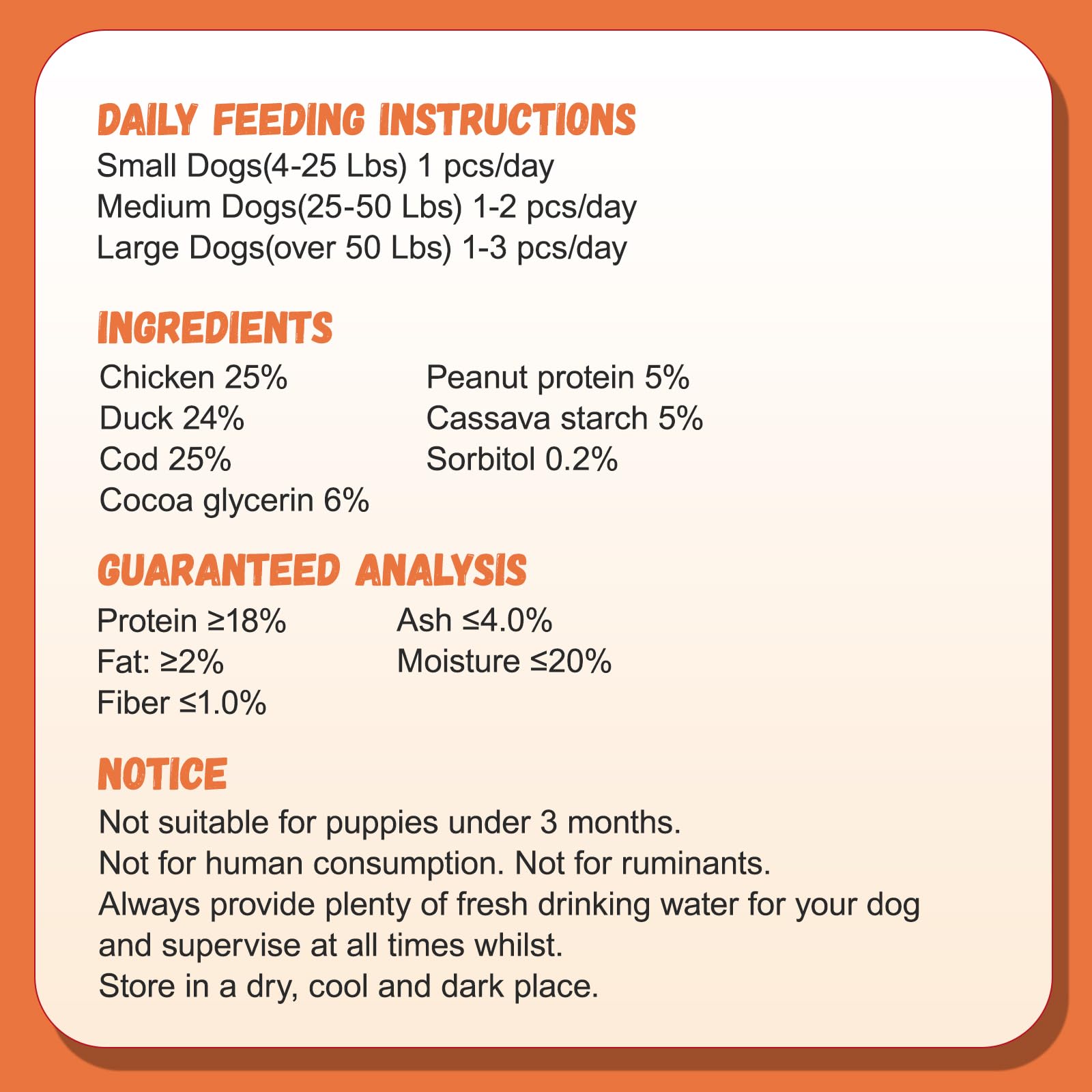 Pawmate Triple Flavor treats are rawhide-free and grain-free for sensitive stomachs.