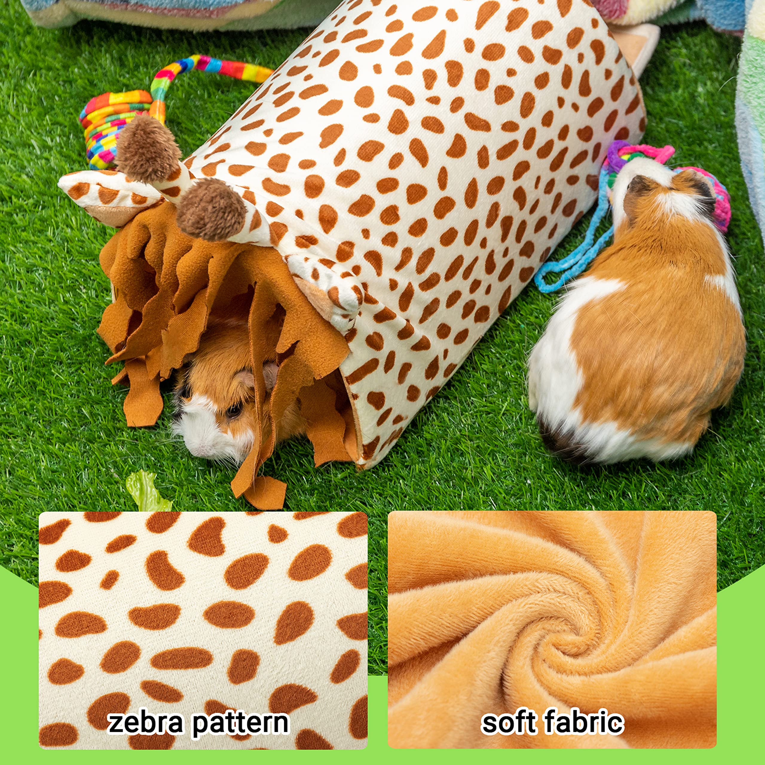 PAWNISAW giraffe-shaped tunnel mouth adds playful charm for exploration