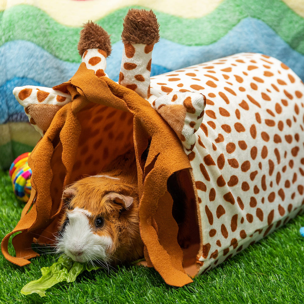 PAWNISAW small animal habitat tunnel supports rest and play