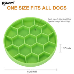 Pawow non-slip base keeps bowls steady during meals for calm feeding.