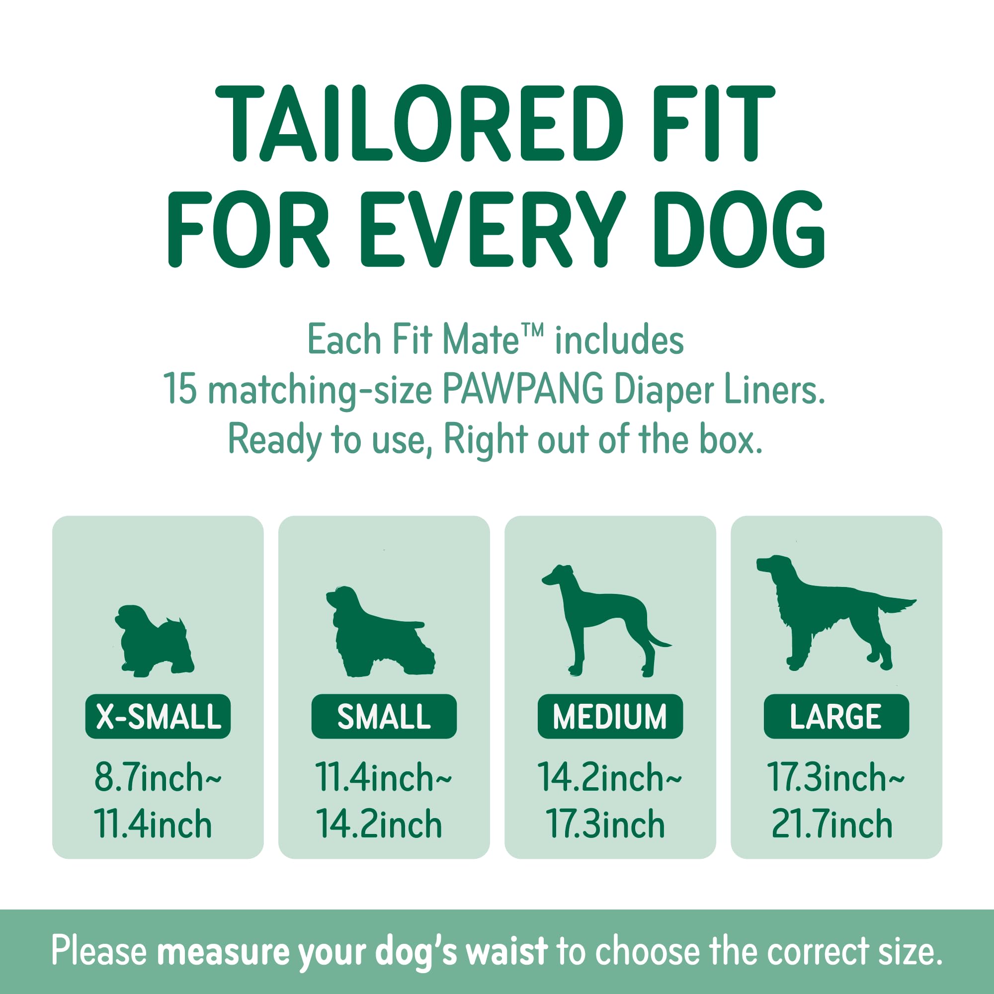 PAWPANG Copper Fit Mate Wrap S lasts 100+ washes for long-term value.