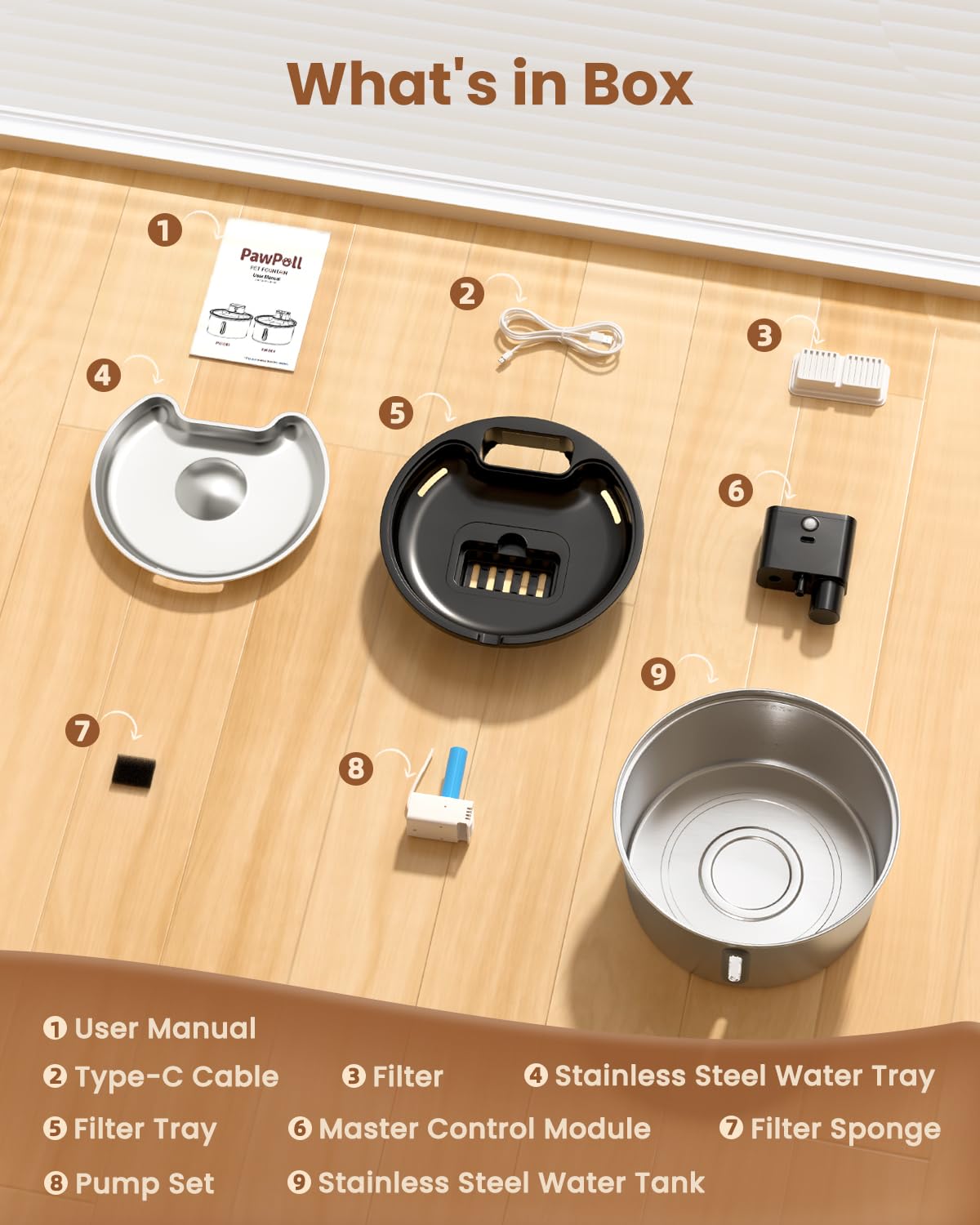 PawPoll large capacity reservoir image suitable for multi-pet households