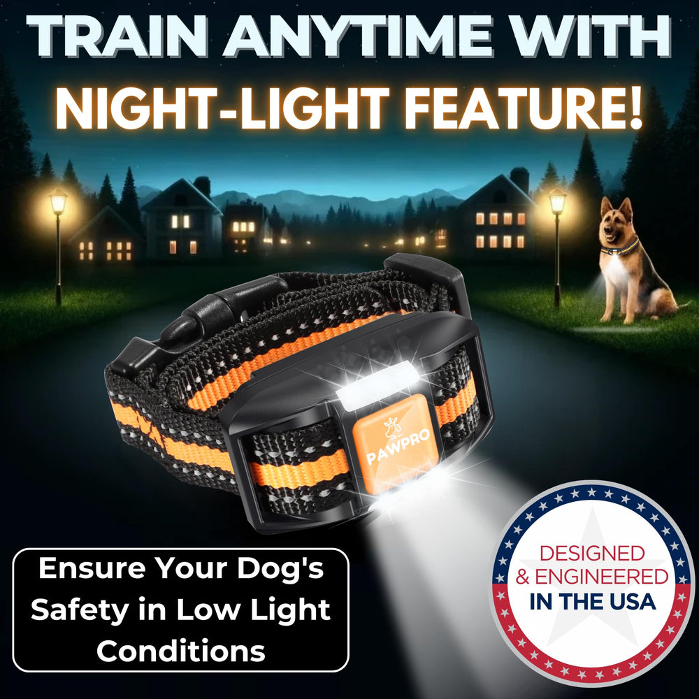 PAWPRO multi-mode options provide customizable cues and corrections for varied training needs.