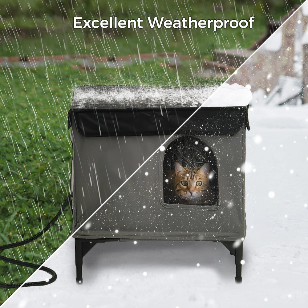 PAWPROVED winter cat shelter suitable for indoor and outdoor use