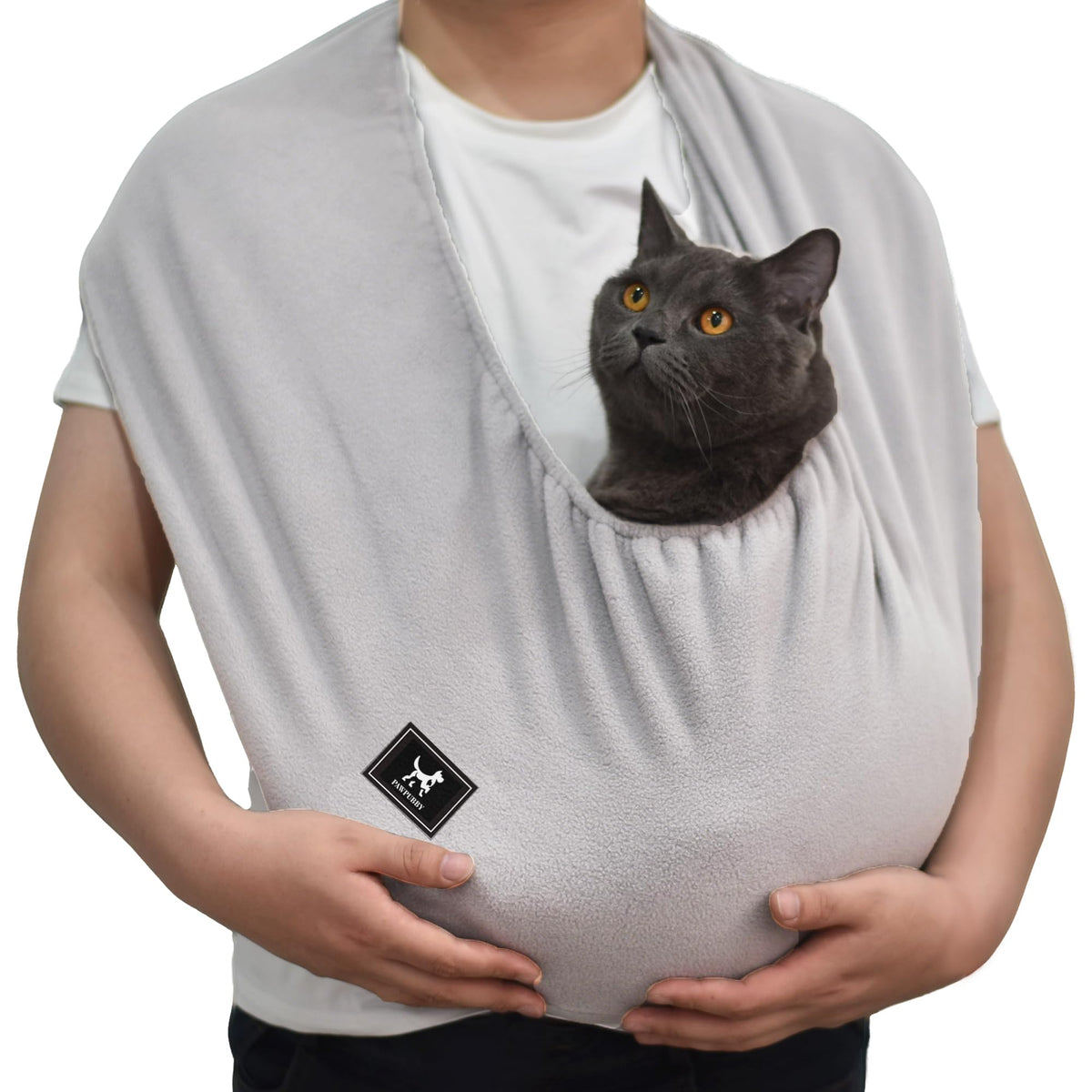 PAWPUBBY Cat Sling Cozy Spot fosters close bonding during relaxed home time.