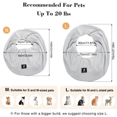 PAWPUBBY Cat Sling Indoor Relaxation creates a calming space for your cat or small dog.
