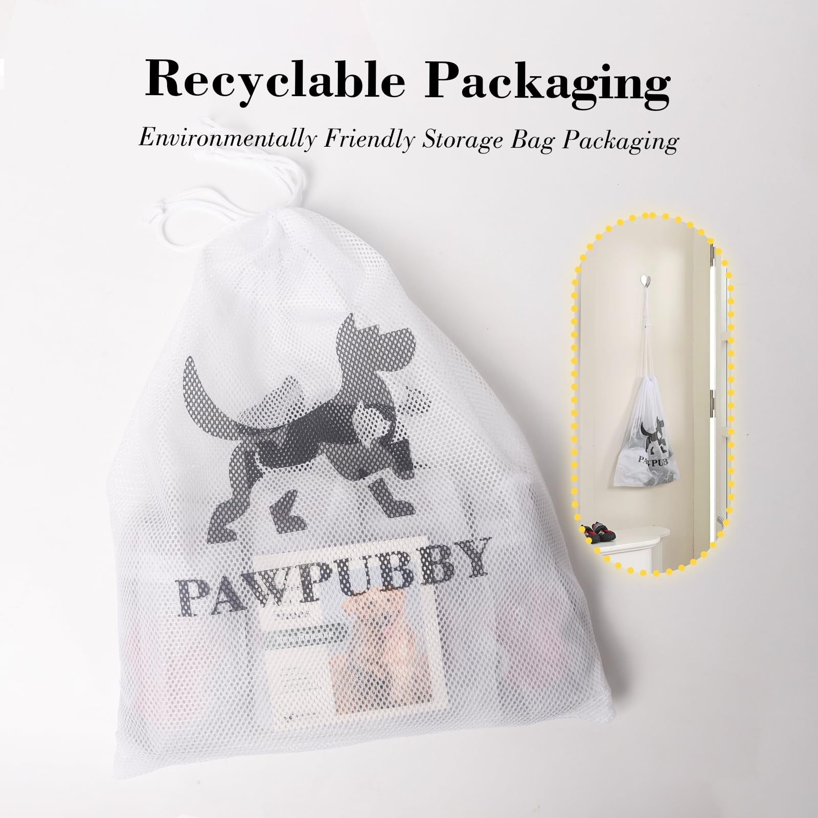 PAWPUBBY four-pair set covers all paws for dependable protection.