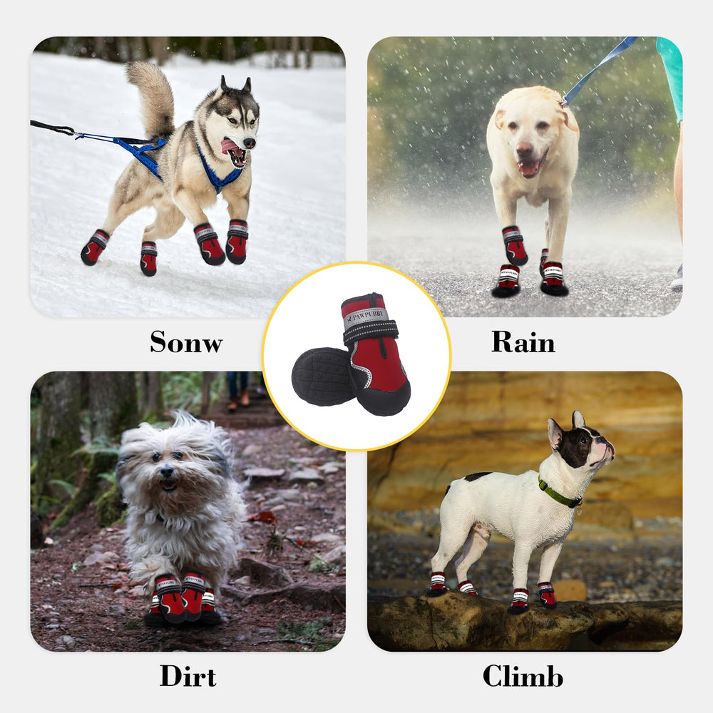 PAWPUBBY size guide helps find a secure fit for large breeds.