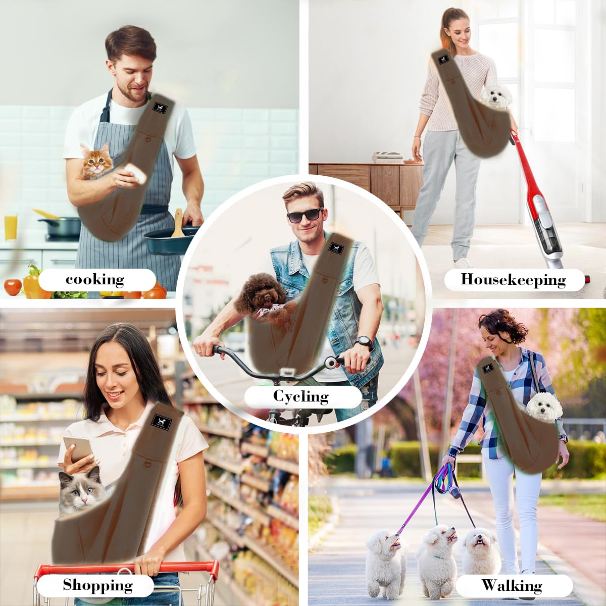 PAWPUBBY double-buckle adjustment ensures secure fit for pets.
