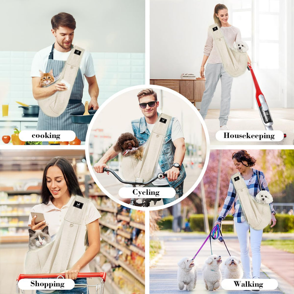 PAWPUBBY carrier pocket design keeps essentials within reach