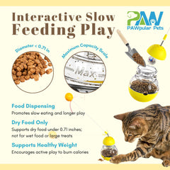 PAWpular Pets cat enrichment for bored indoor cats supports mental stimulation.