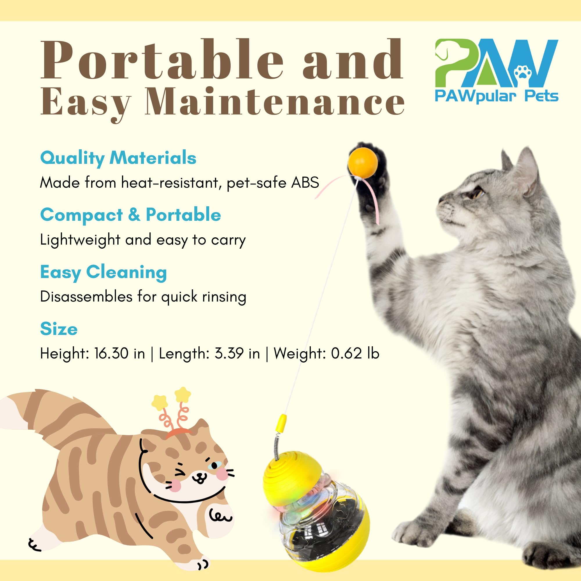 PAWpular Pets yellow design image showcases bright color for engagement.