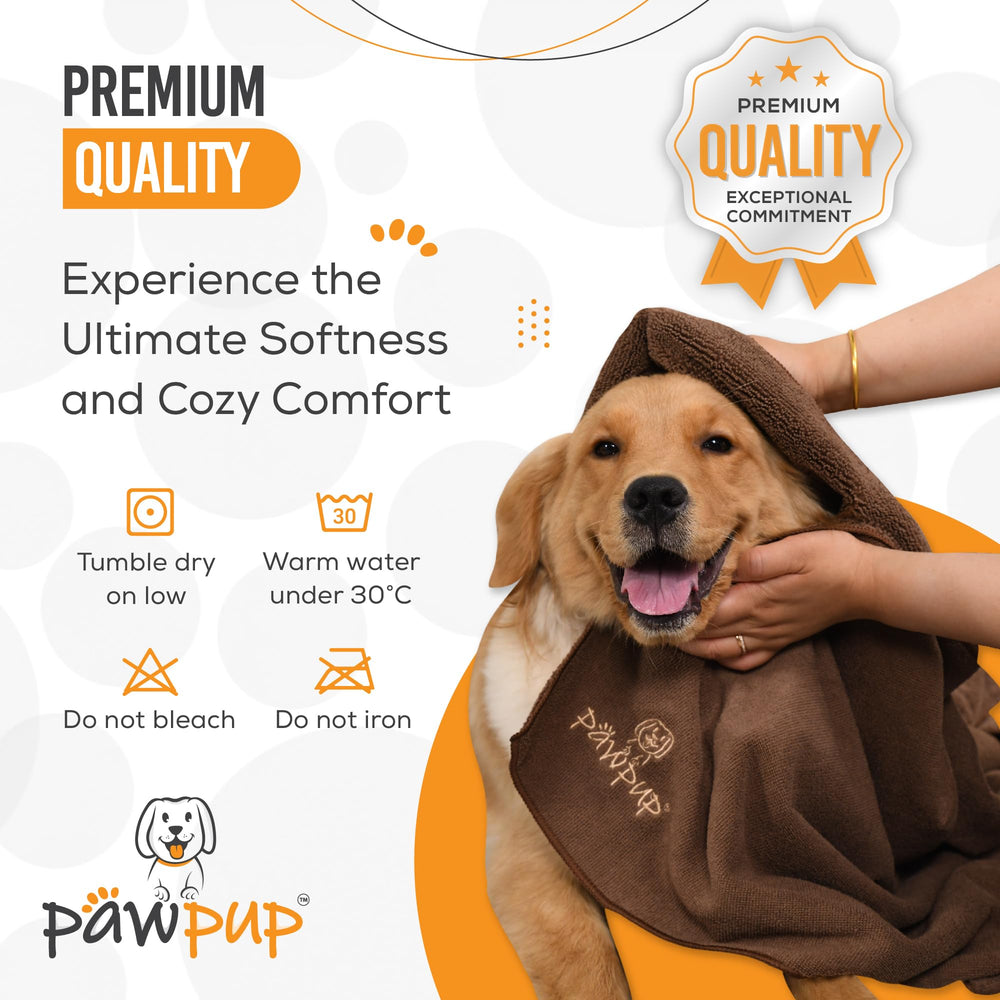 PAWPUP travel-friendly towel folds compactly for trips and outdoor use