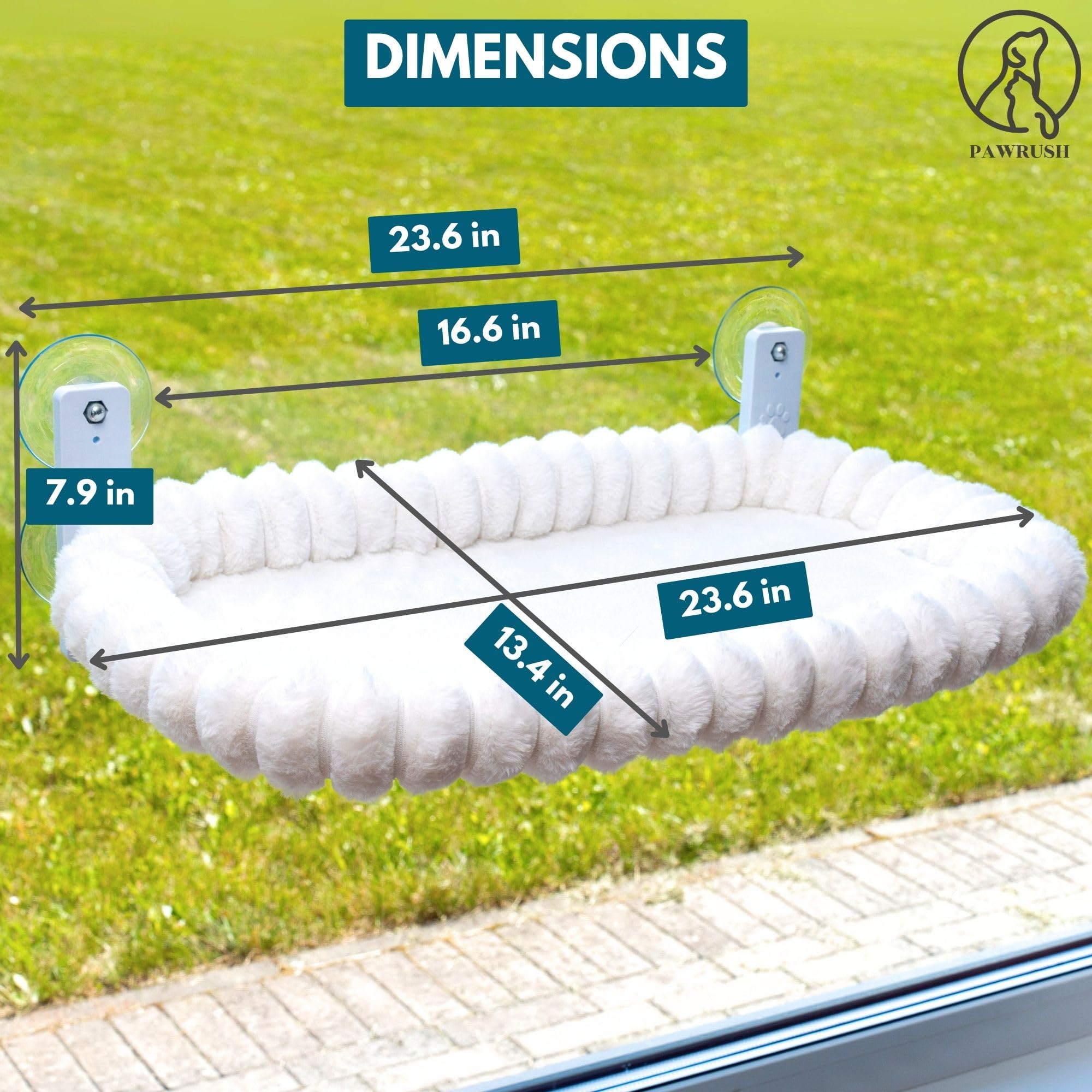 PAWRUSH suction cups packaging emphasizes separate packaging preserving grip quality.